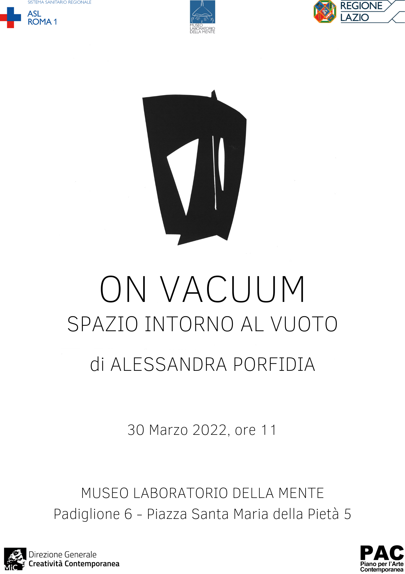 Alessandra Porfidia – On Vacuum Spazio intorno al vuoto